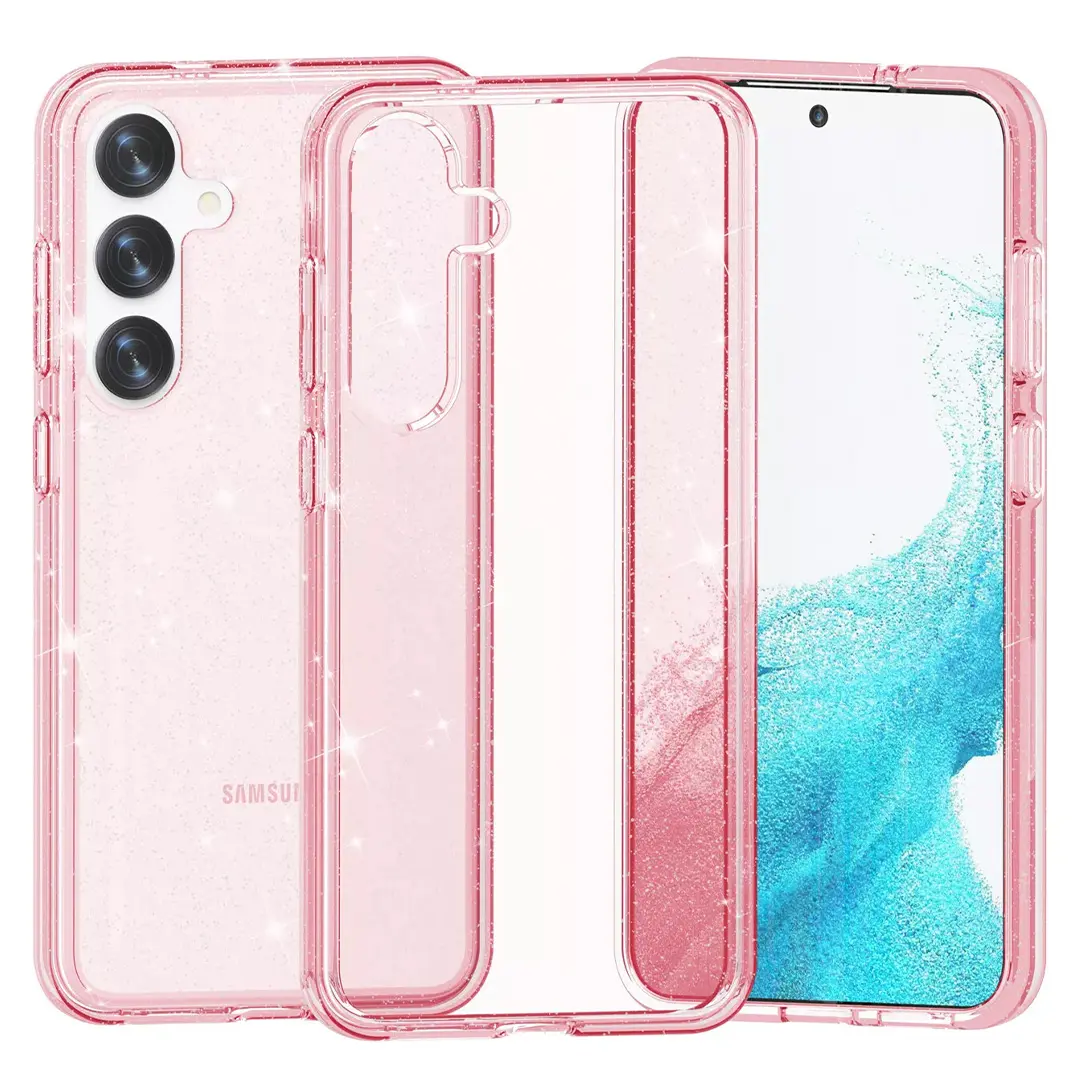 Samsung Galaxy S25 Plus/S24 Plus Fleck Glitter Case Pink